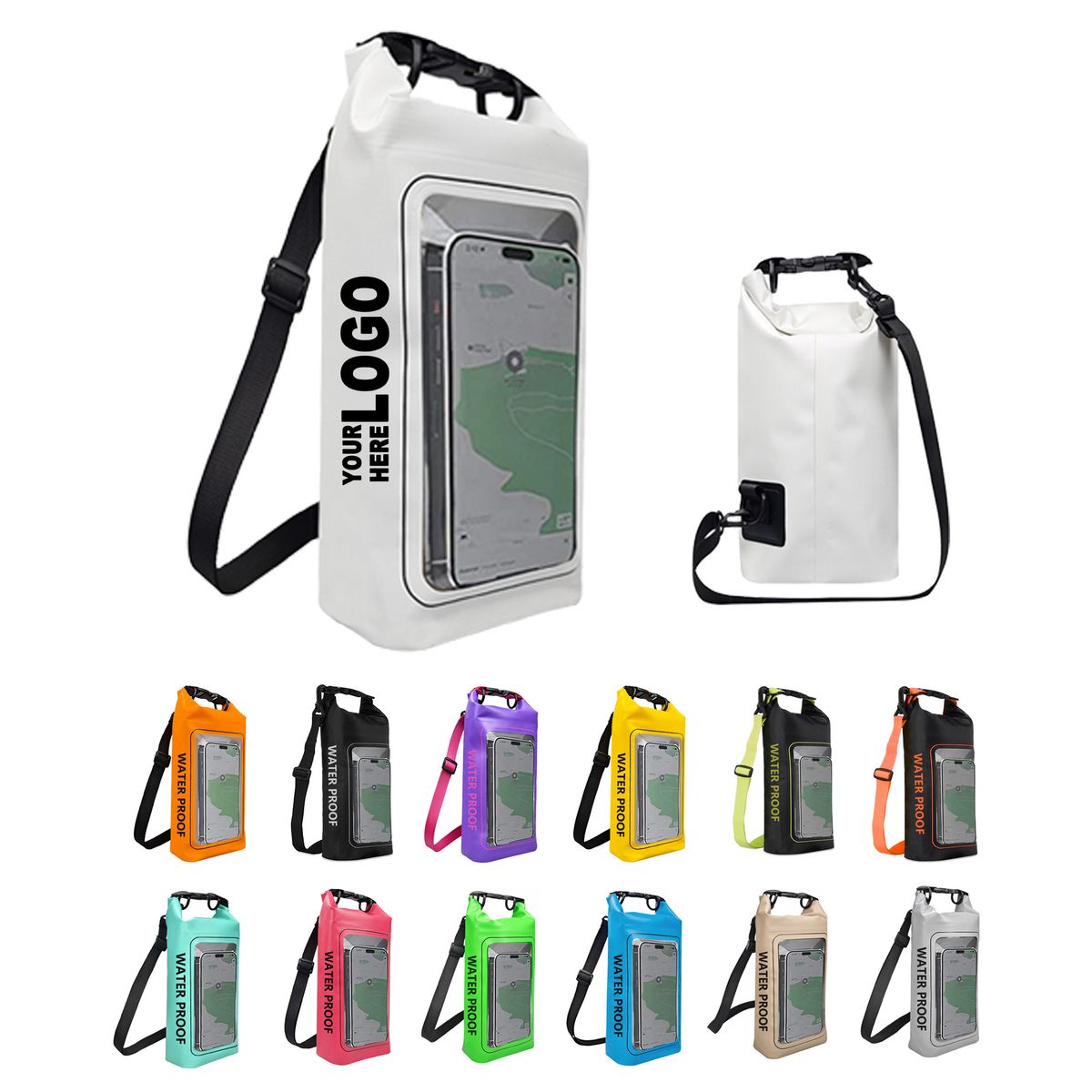 Customizable Eco-Print Waterproof Swim Bag