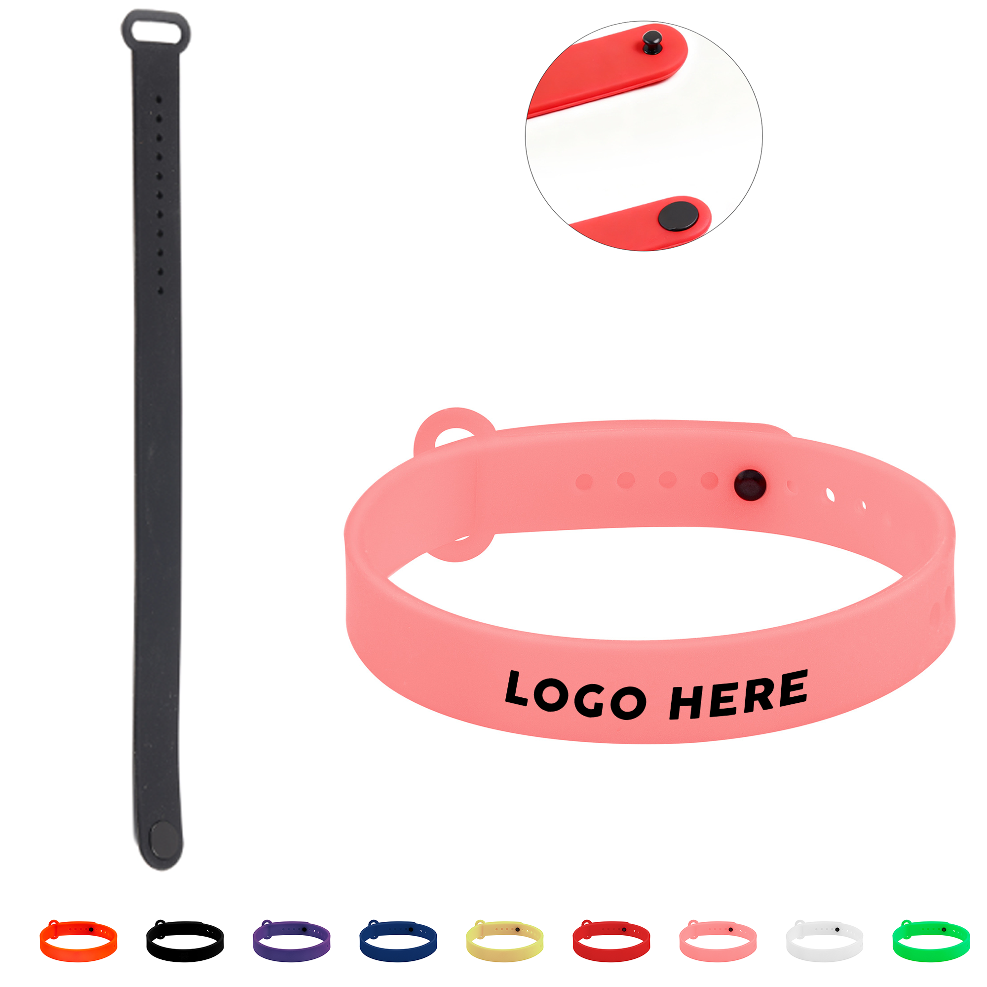 Adjustable Silicone Promo Wristband 2