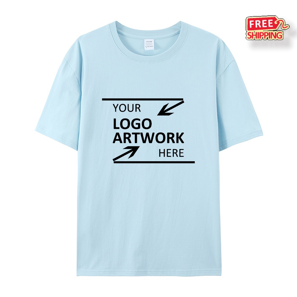 High Quality 160g Cotton T-Shirts Multipack Bulk Custom Logo