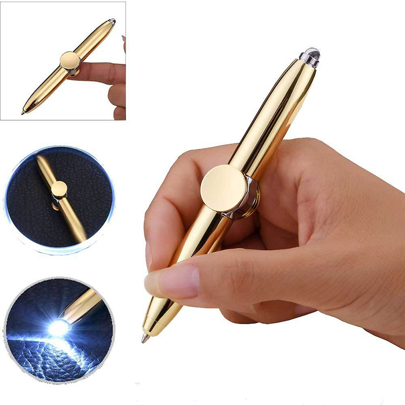 Multifunction Fingertip Gyro Pen With Led Lights IVYJ189 BigPromotions