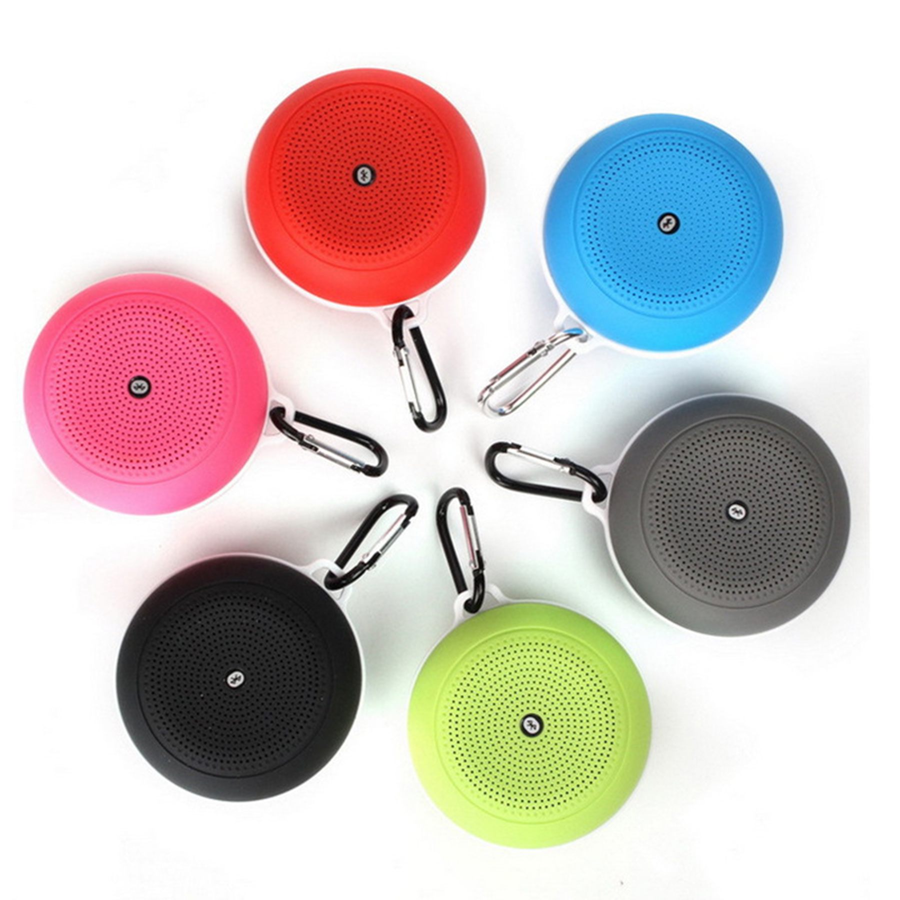 Portable Wireless Bluetooth Speaker With Carabiner