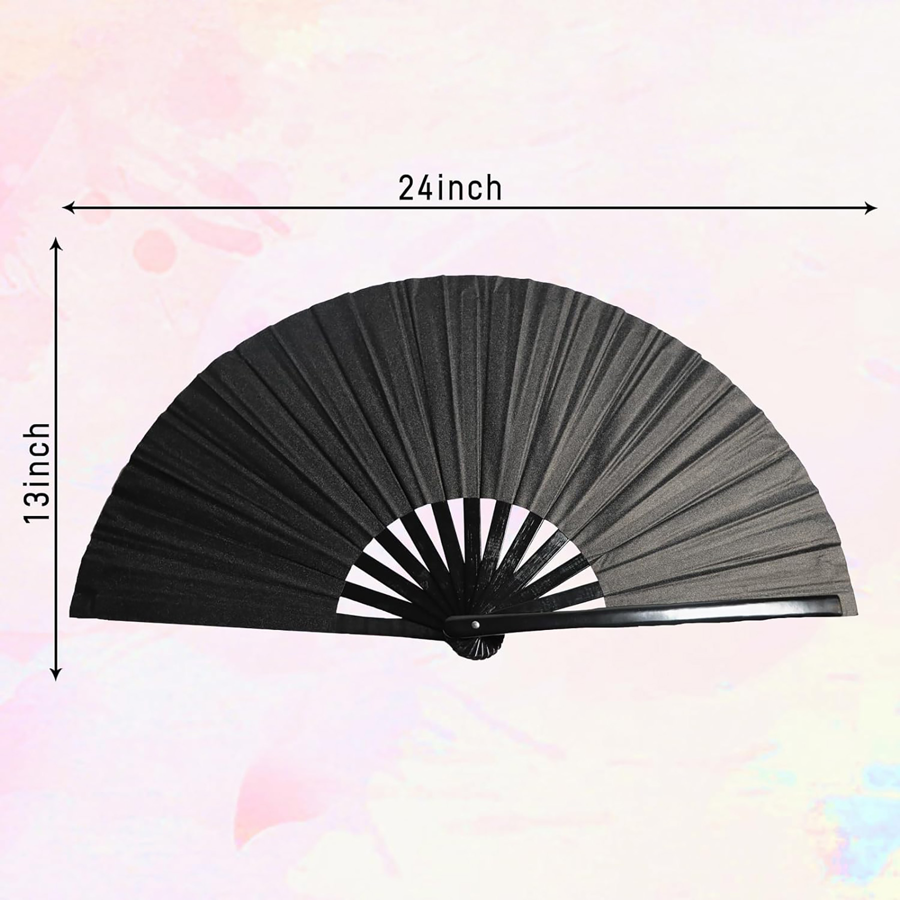 Large Folding Hand Rave Fan 6