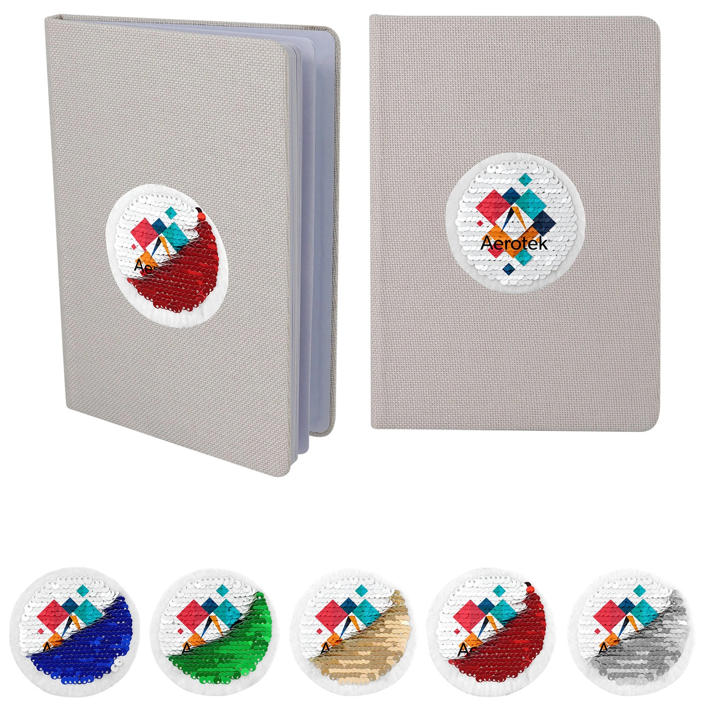 VIBRANT SEQUIN NOTEBOOK 1