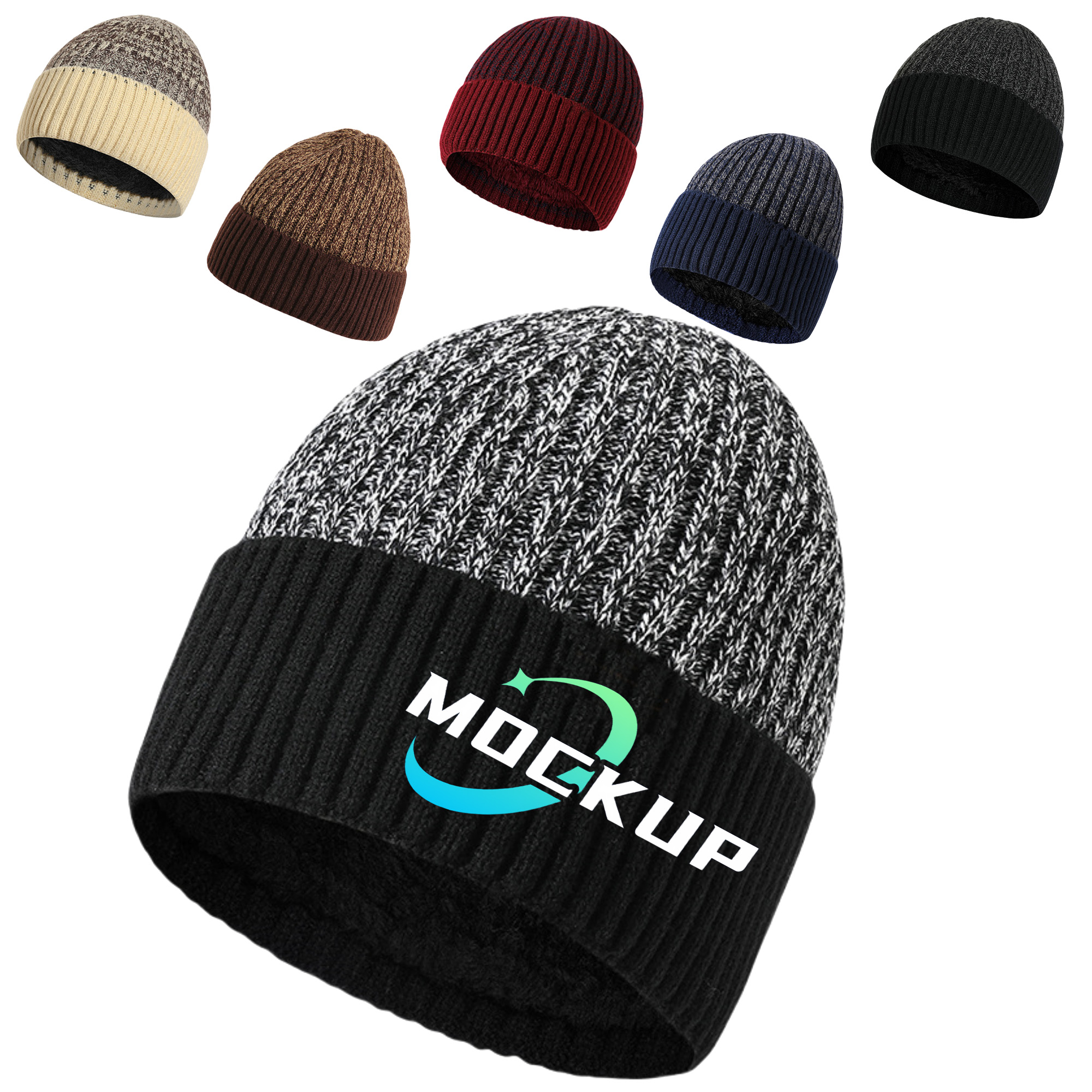Thick Knit Winter Beanie Hat
