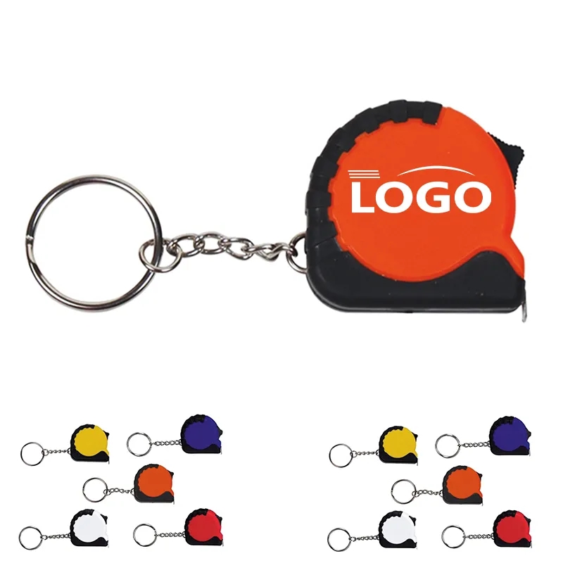 39in Portable Retractable Measure Tape Key Chain