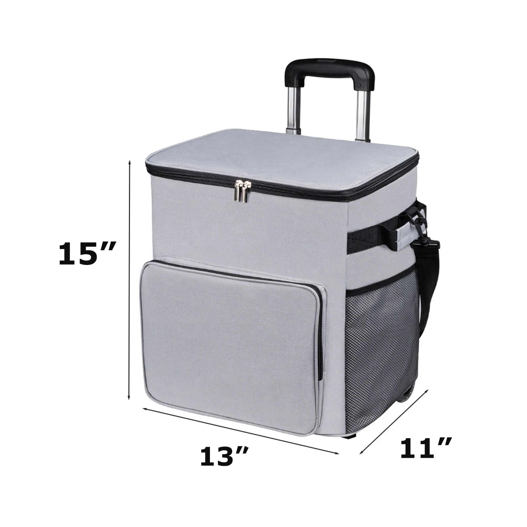 Rolling Cooler Bag with Insulation 20