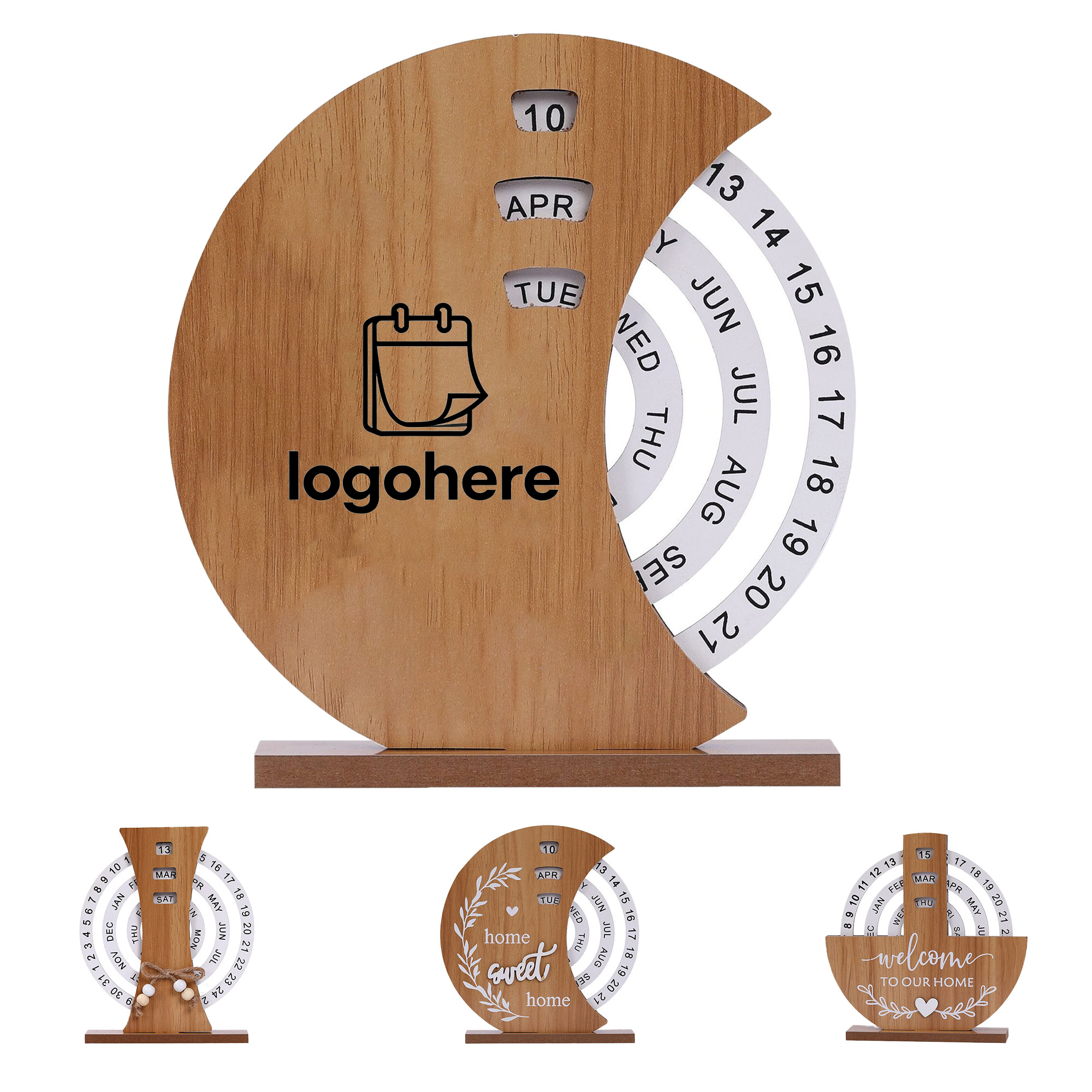 MOQ 50 Manual Flip Desktop Calendar