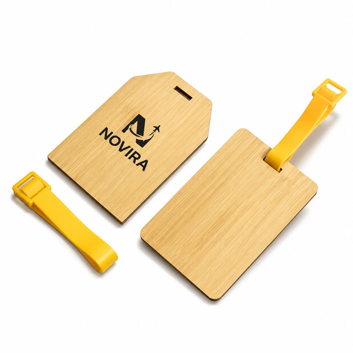 Bamboo Luggage Tag