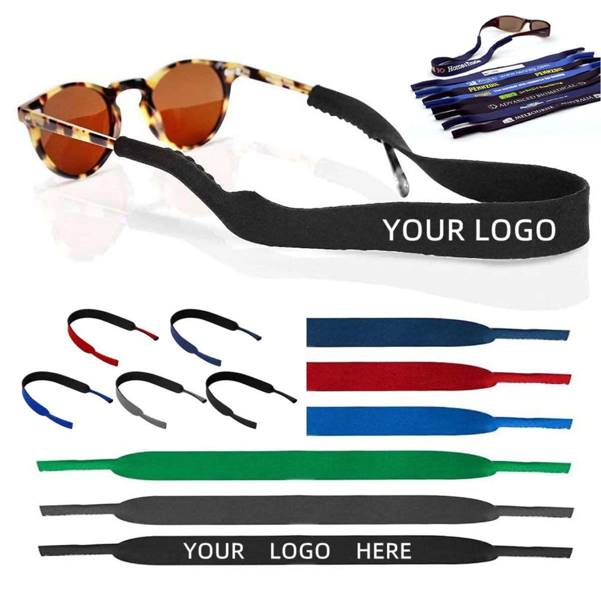 Neoprene Sunglasses Strap Anti Slip Sport Eyewear Retainer