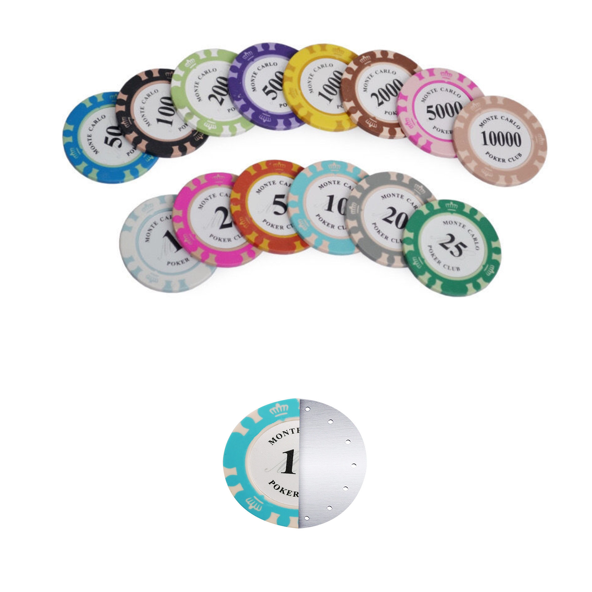 Dice Style ABS Poker Chip 6