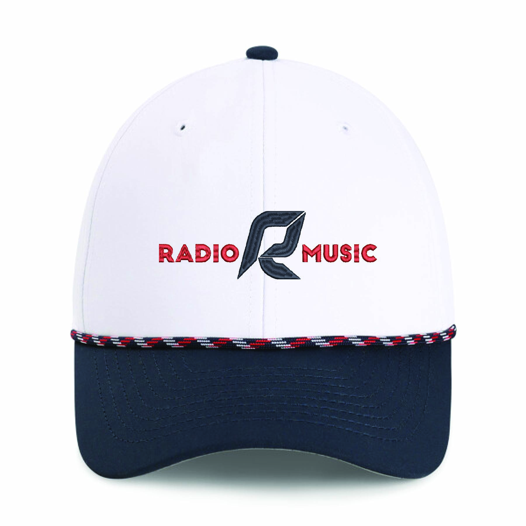 Imperial 7054T 6-Panel Wingman Two-Tone Performance Rope Cap w/ Patches or Embroidery