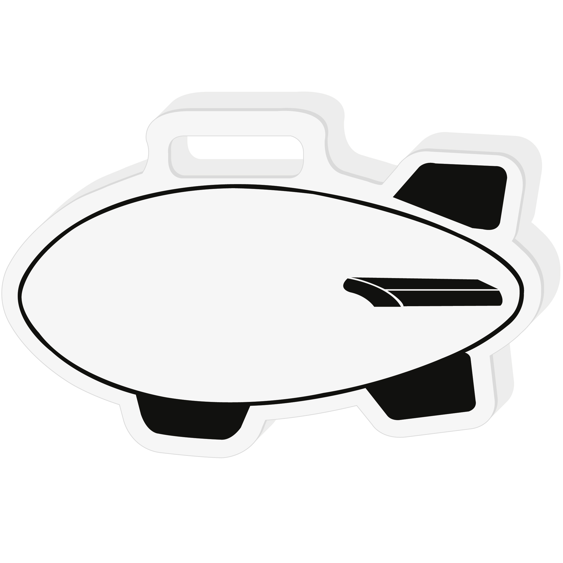Dirigible Airship Sandwich Cushion 49