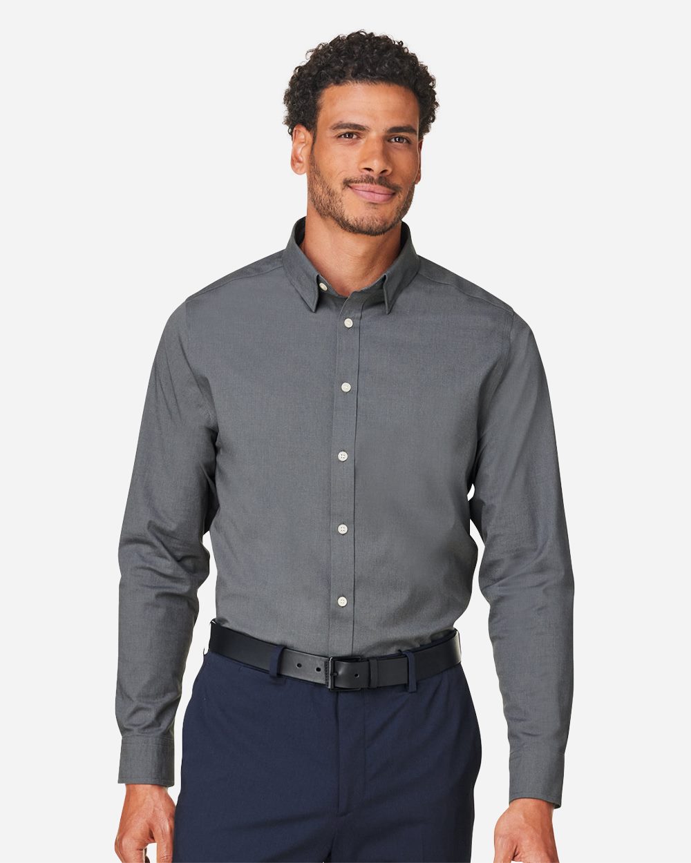 Men's CrownLux Performance Spencer Poplin Dress Shirt - DG505