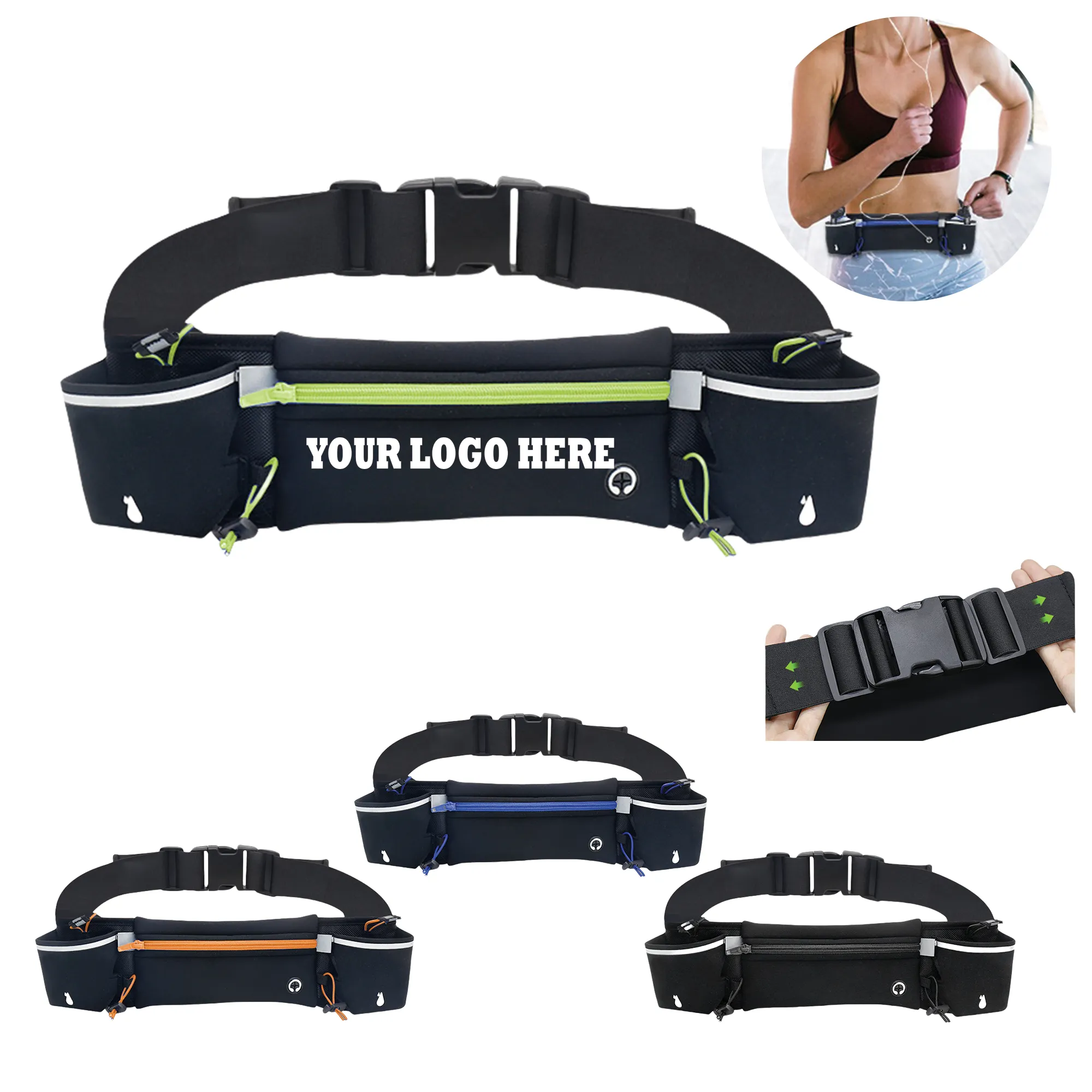Waterproof Sport Running Waist Bag 12
