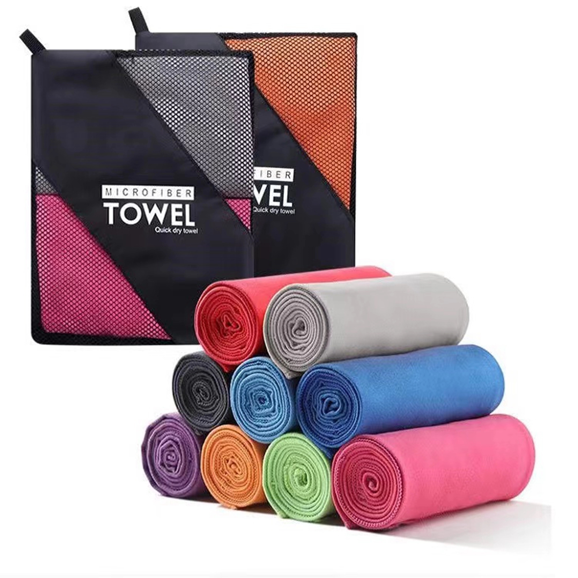 Double Faced Velvet Sports Quick Drying Towel 13