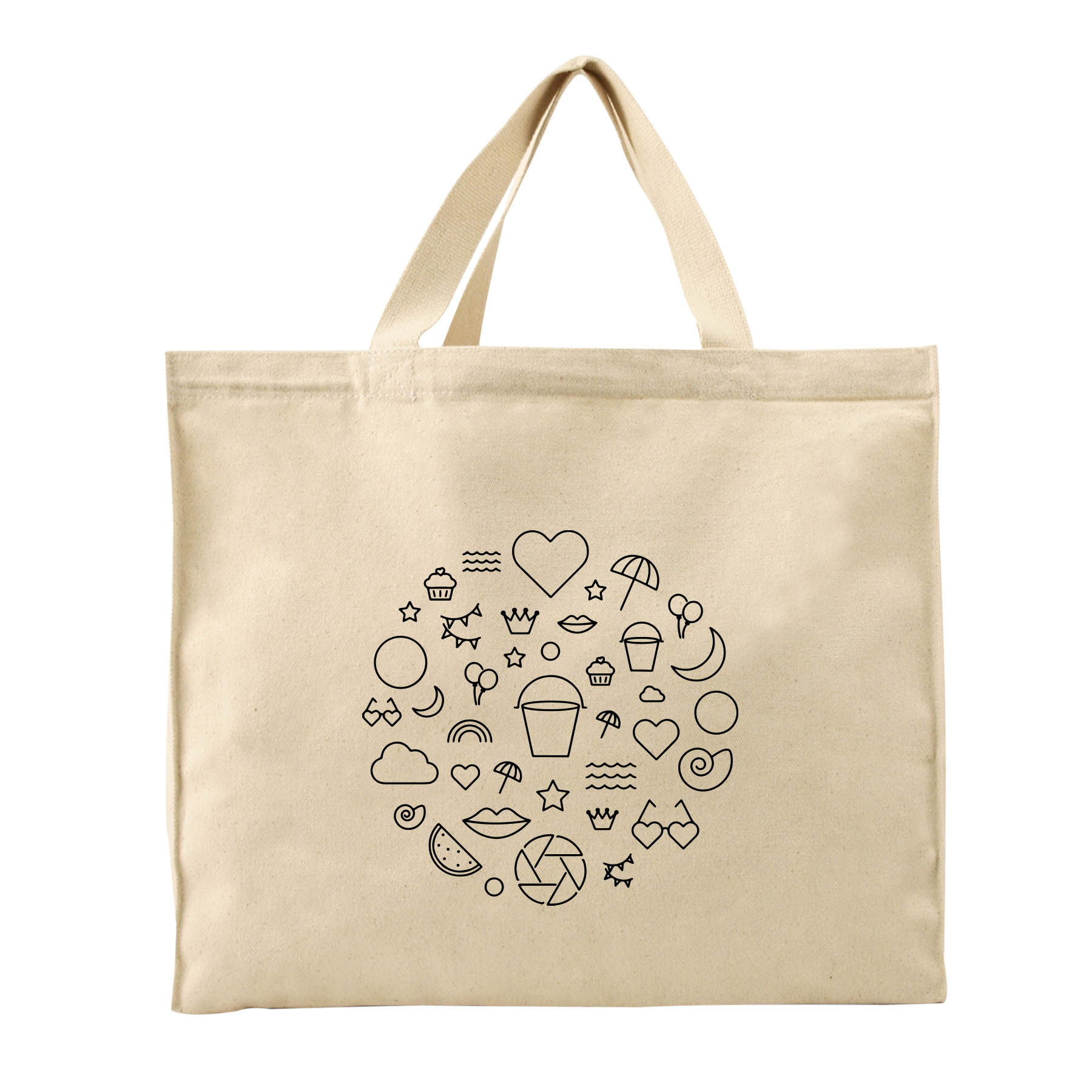 12 oz. Cotton Canvas Tote Bag 8