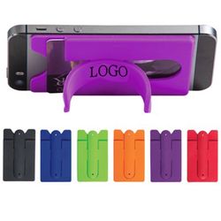 Silicone Phone Wallet with Stand