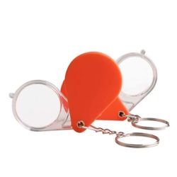 Folding Portable Pocket Reading Keychain10X Magnifier