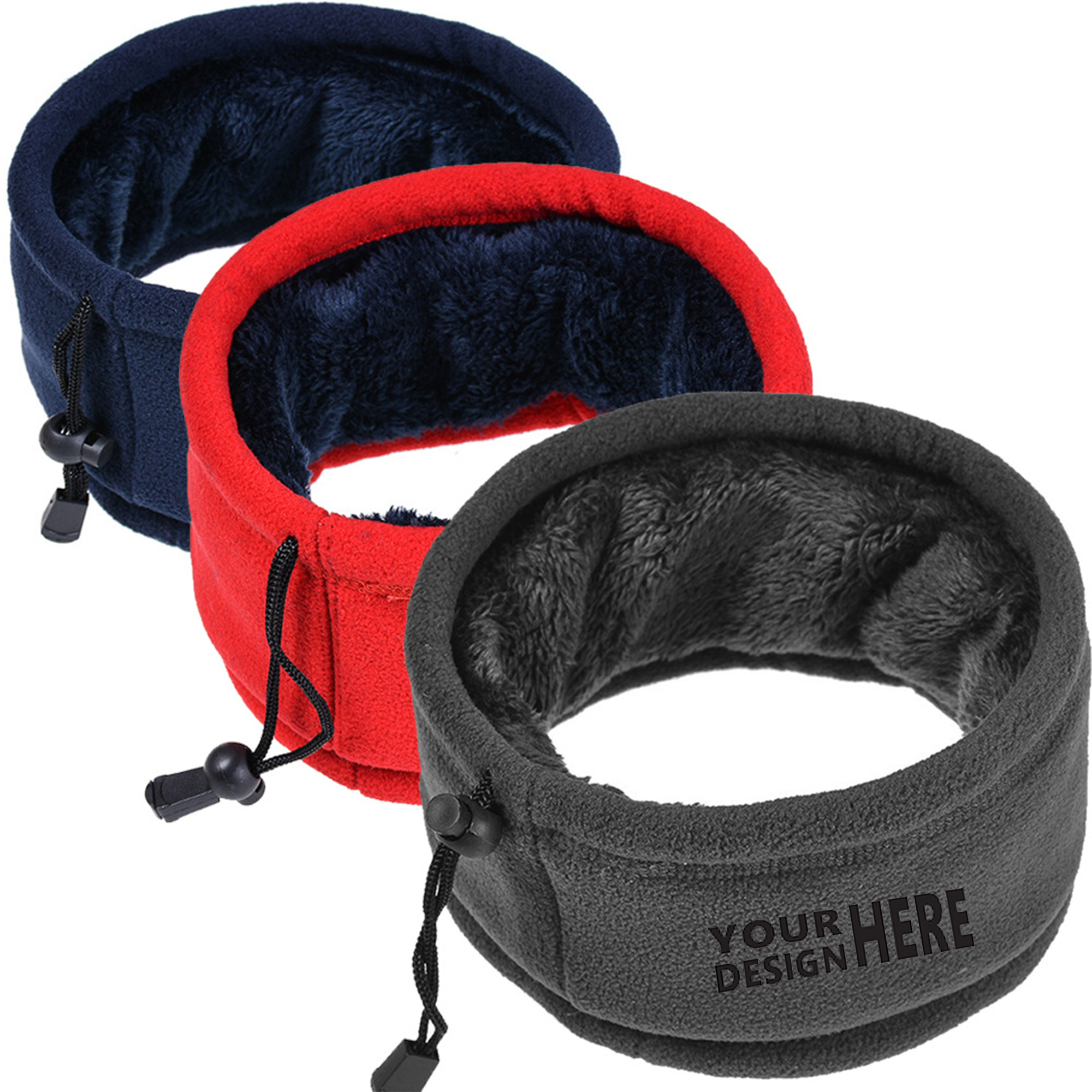 Winter Double-Layer Fleece Neck Warmer Outdoor Cycling Gaiter 3