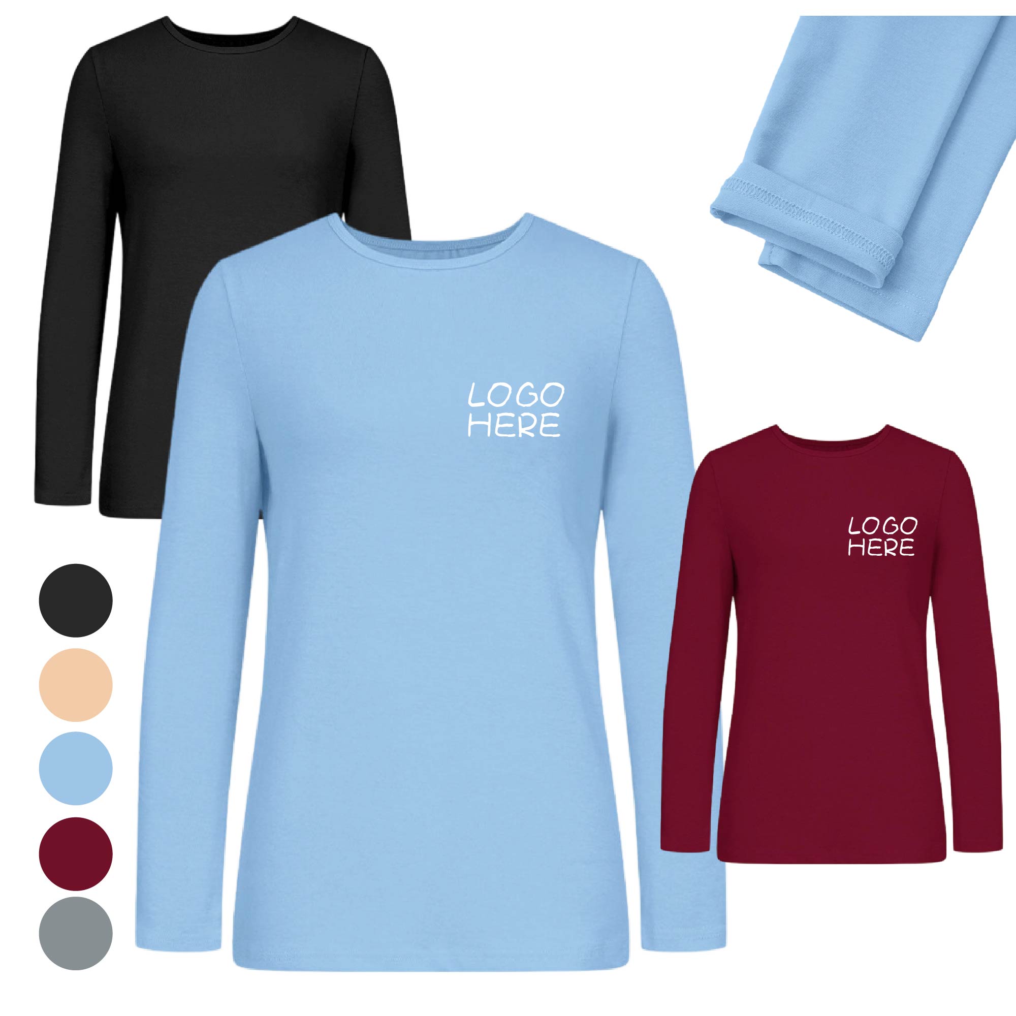 Long Sleeve T Shirt Casual Basic Tee