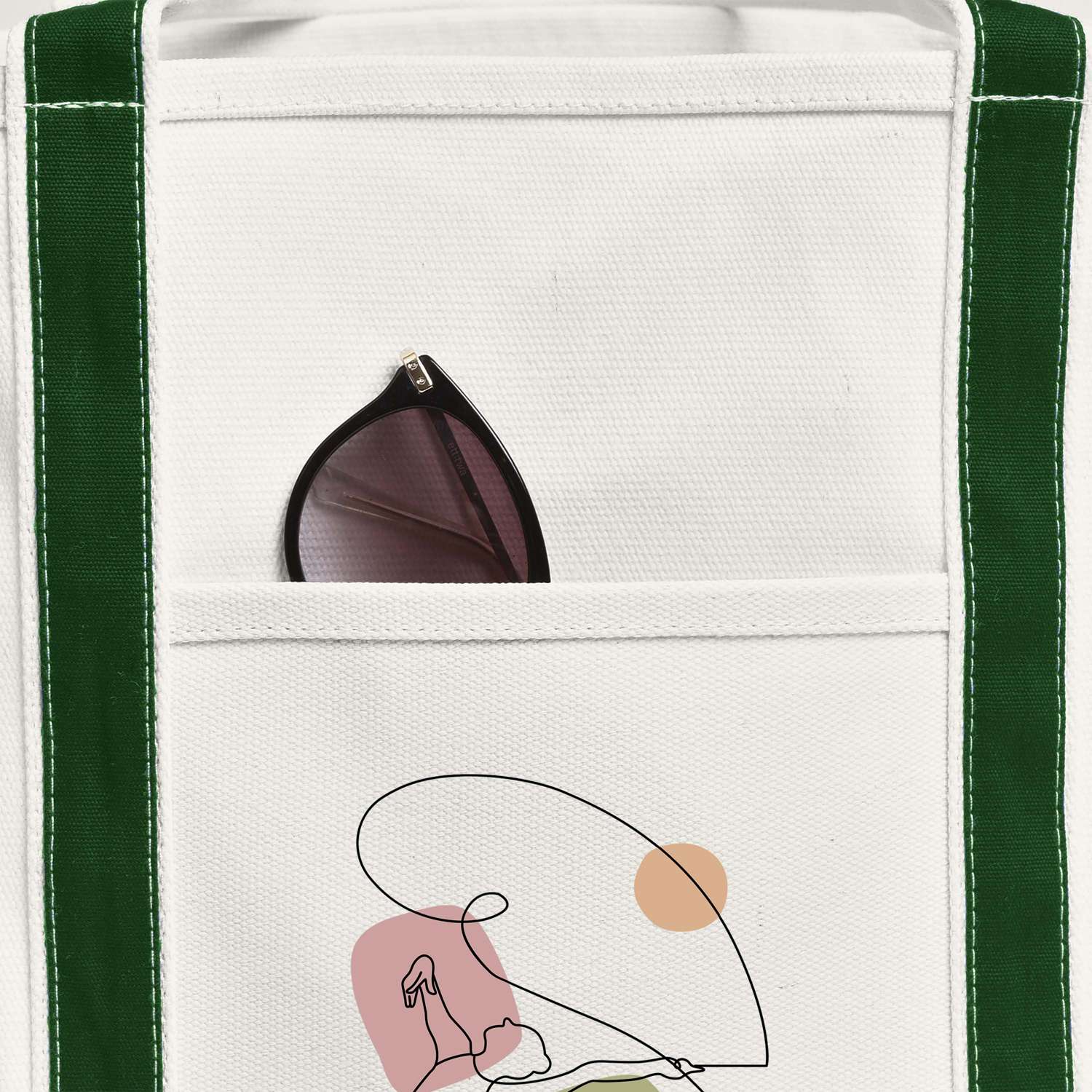 Open Canvas Boat Bag, custom tote bag with logo imprint 10