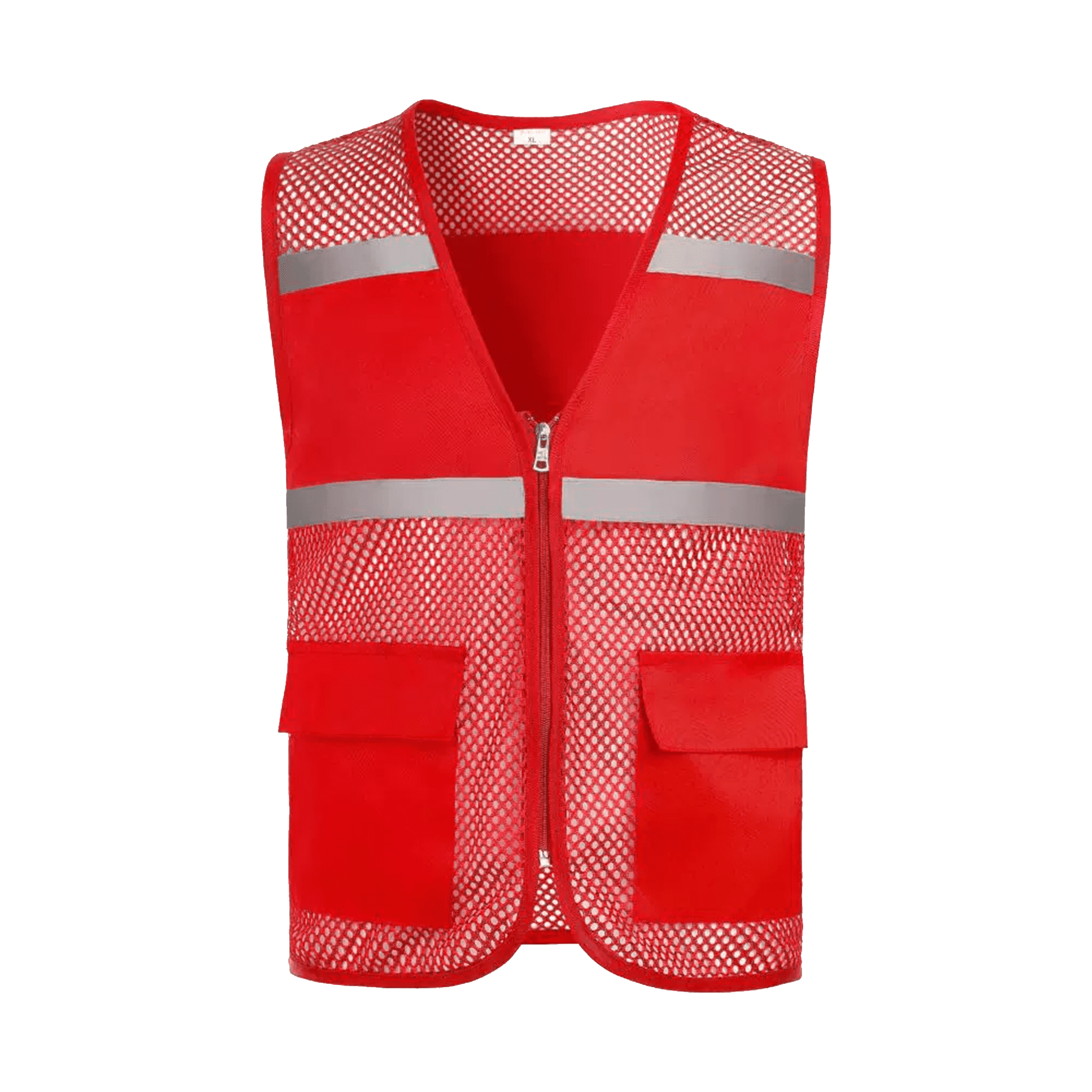 Pockets and Zipper Reflective Safety Vest 18