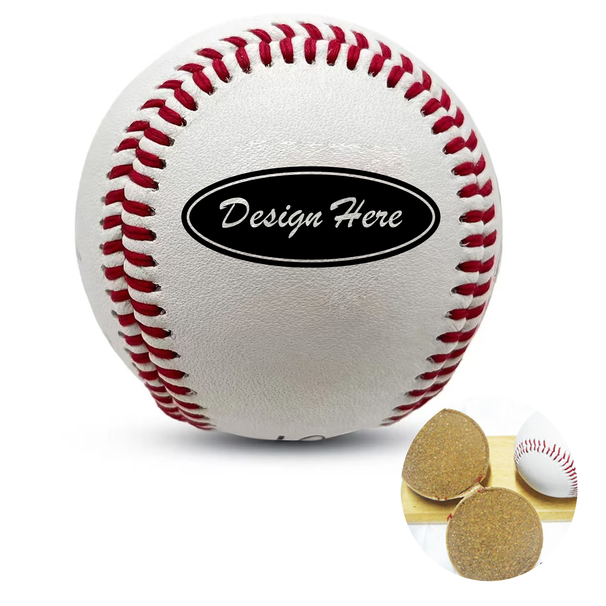 Custom Official Size 9 inch Hard Baseball 5
