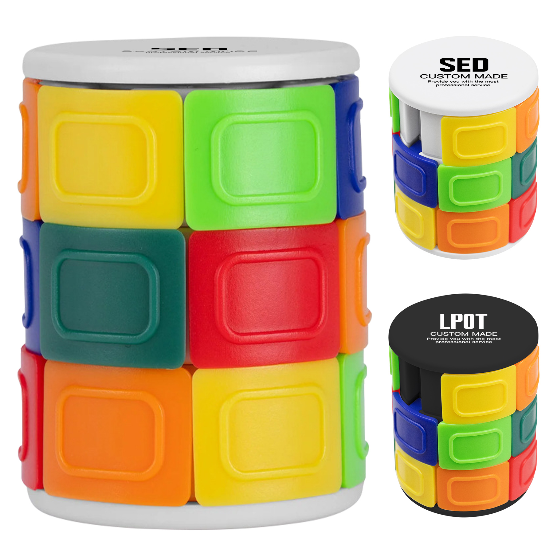 Layer Cylindrical Rotating Puzzle Fidget 2