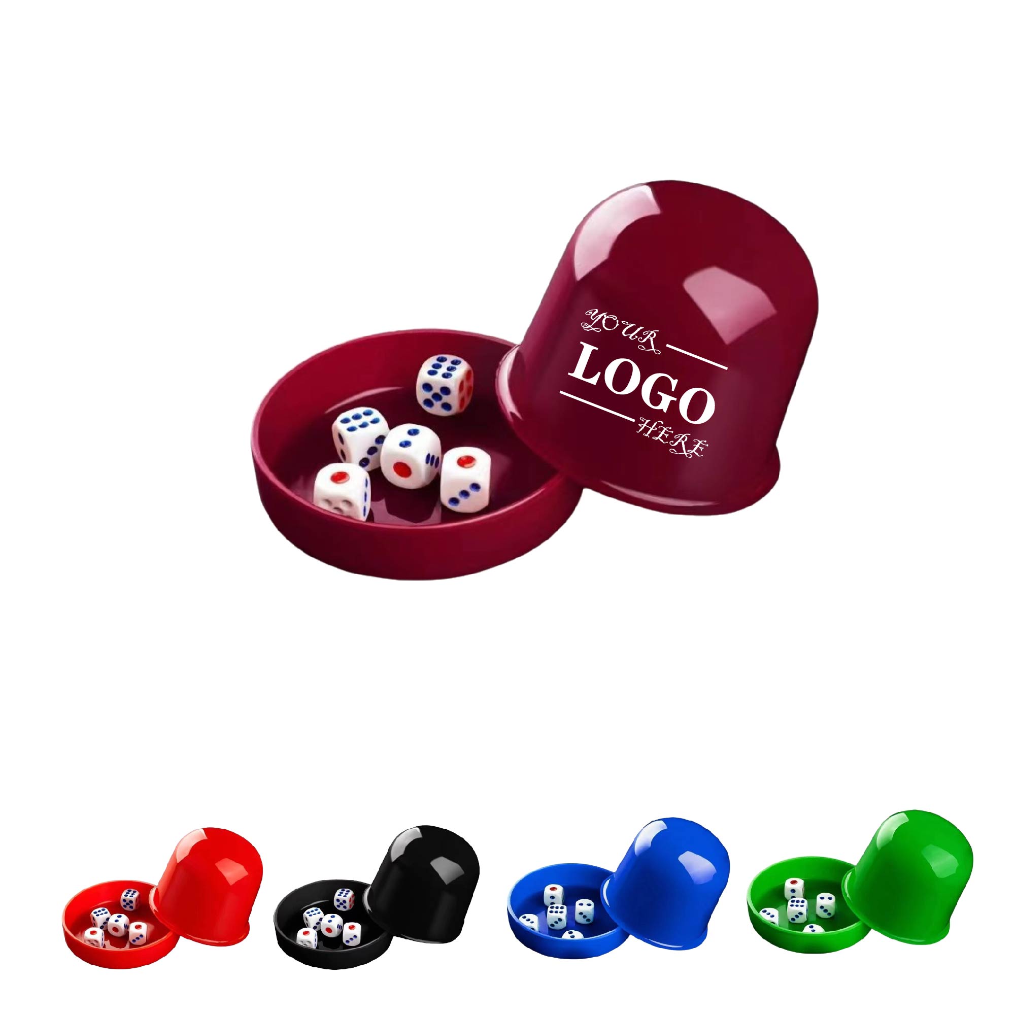 MOQ 10 pcs Drinking Game Dice Box 4