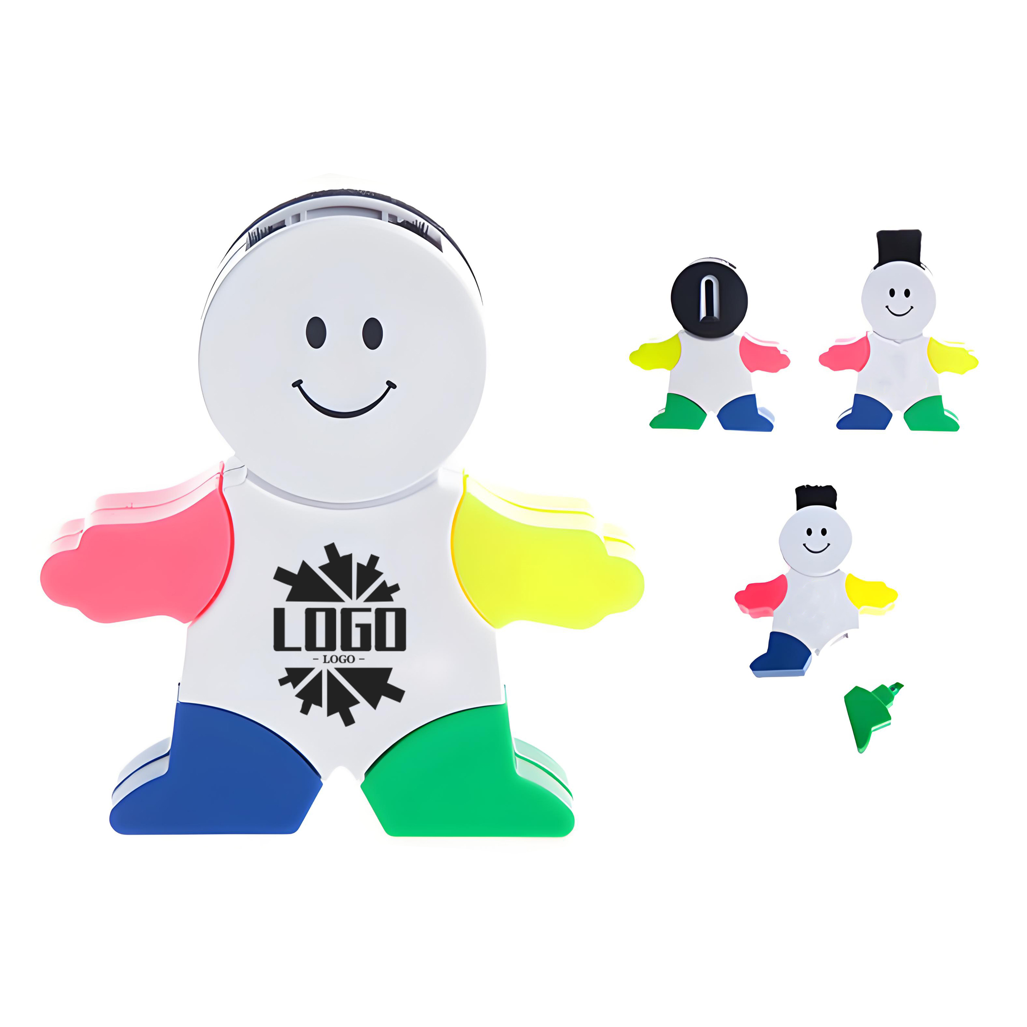 4 Color Highlighter with Brush