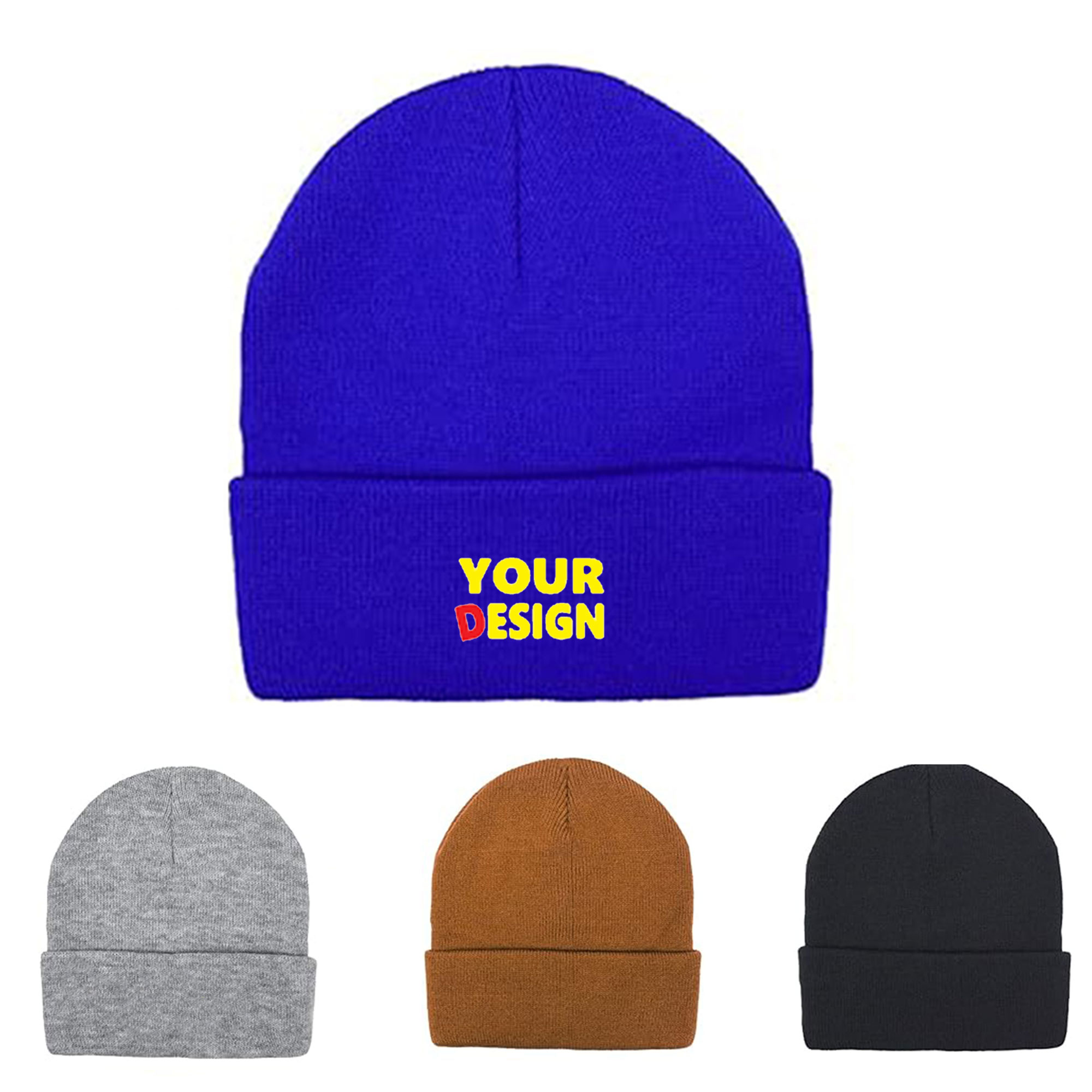 Unisex Beanie Winter Knitted