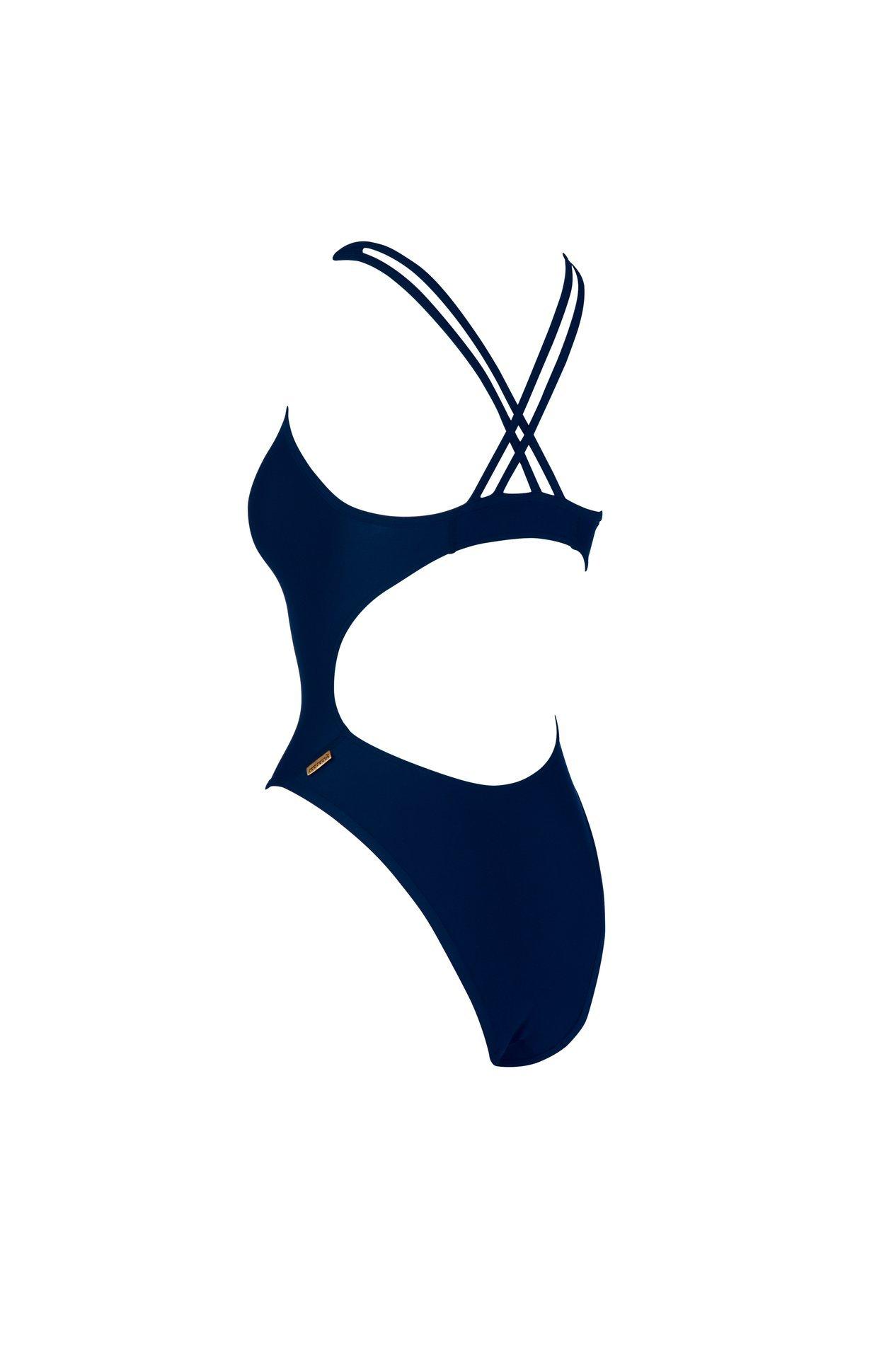 Mizuno EXER Women's Double Cross Back Swimsuit 14