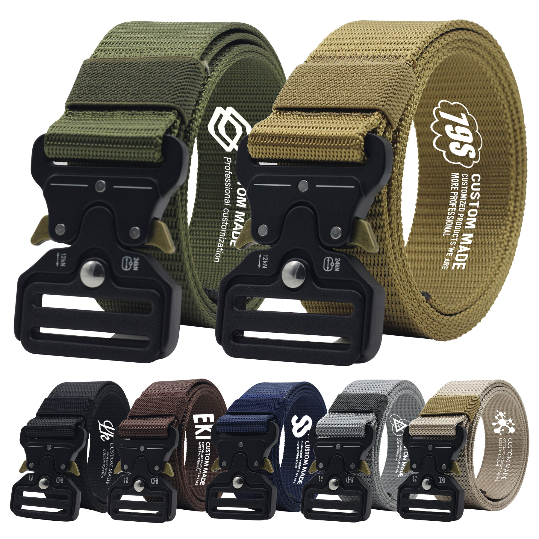 Alloy & Nylon Tactical Belt 10
