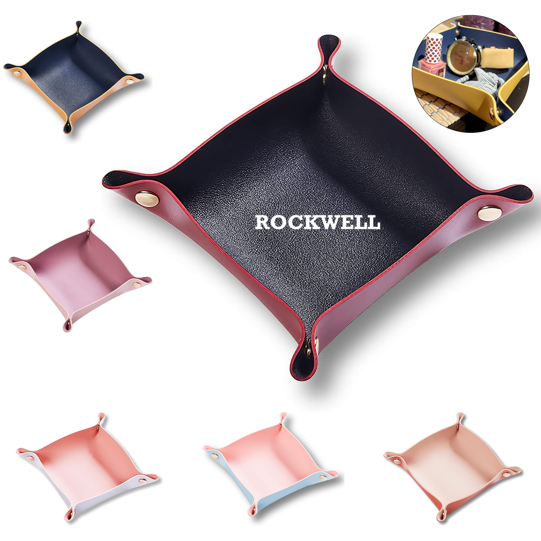 Leather Valet Tray 6