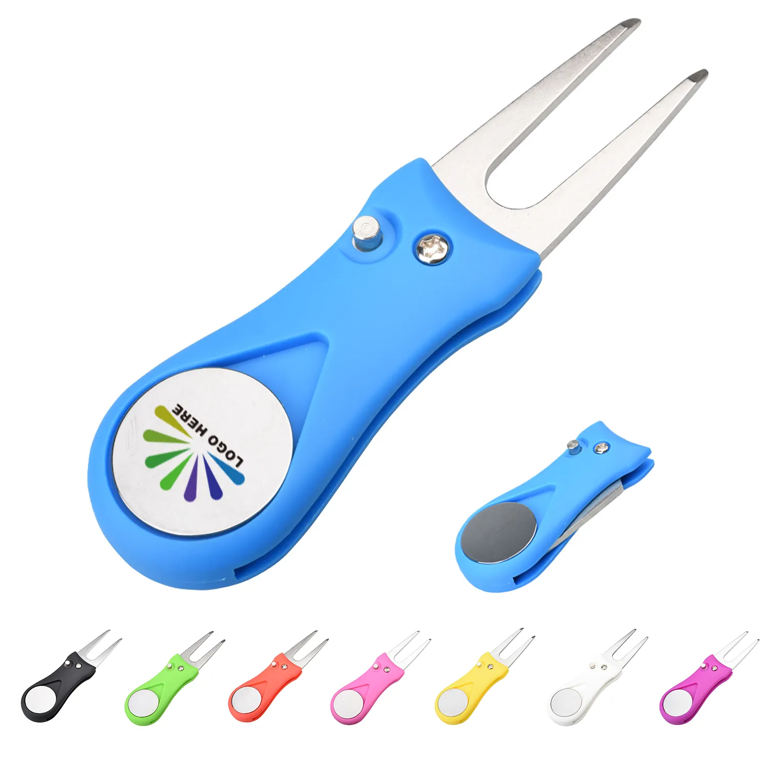 Foldable Golf Divot Tool with Magnetic Ball Marker 20