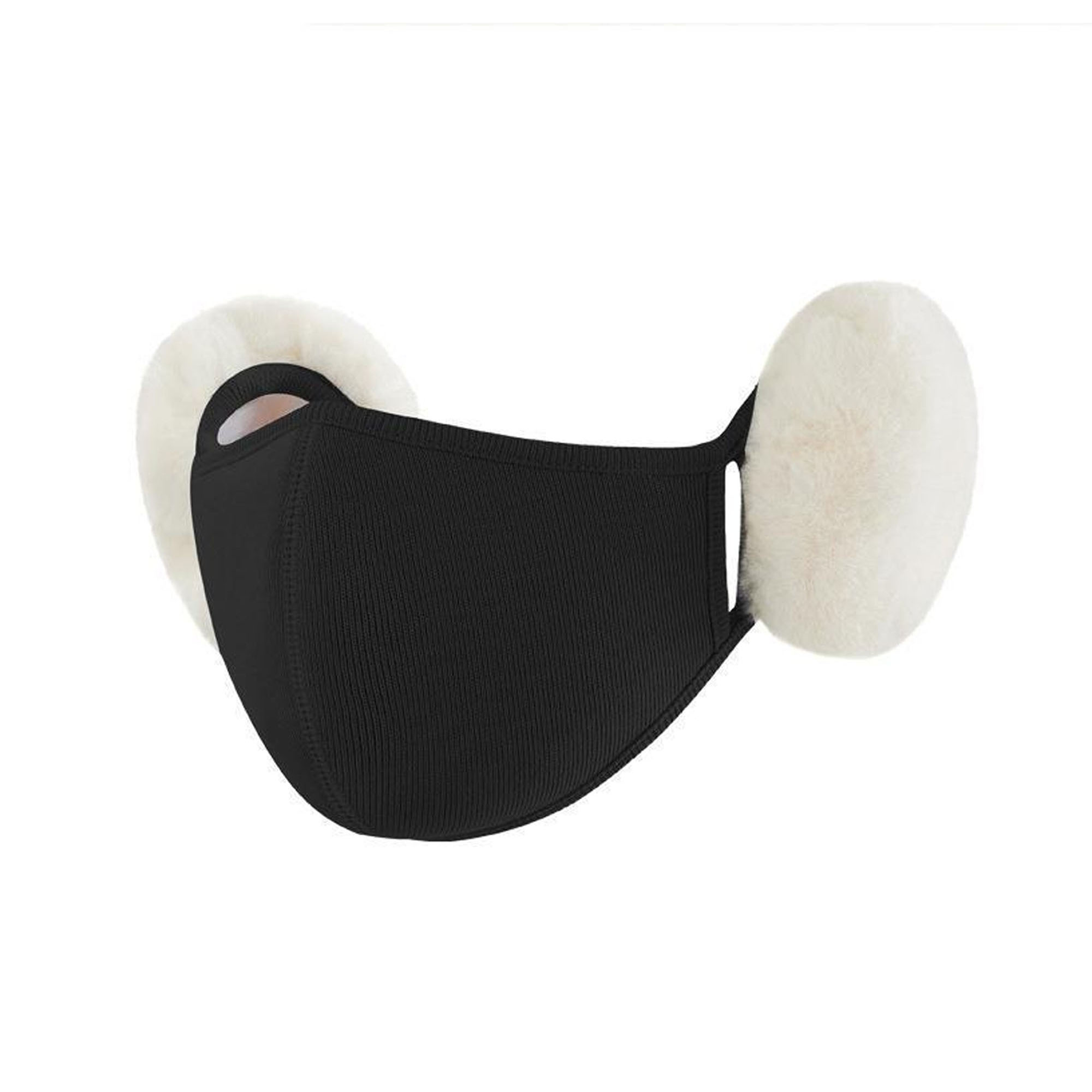 Cold-Resistant Fleece Face Mask with Integrated Ear Shields 8