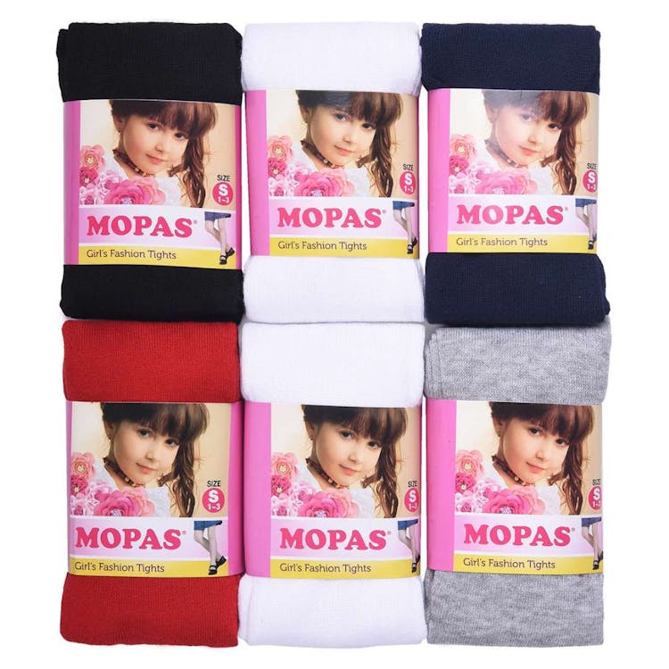 Girls' Winter Tights - 5 Colors Large 3