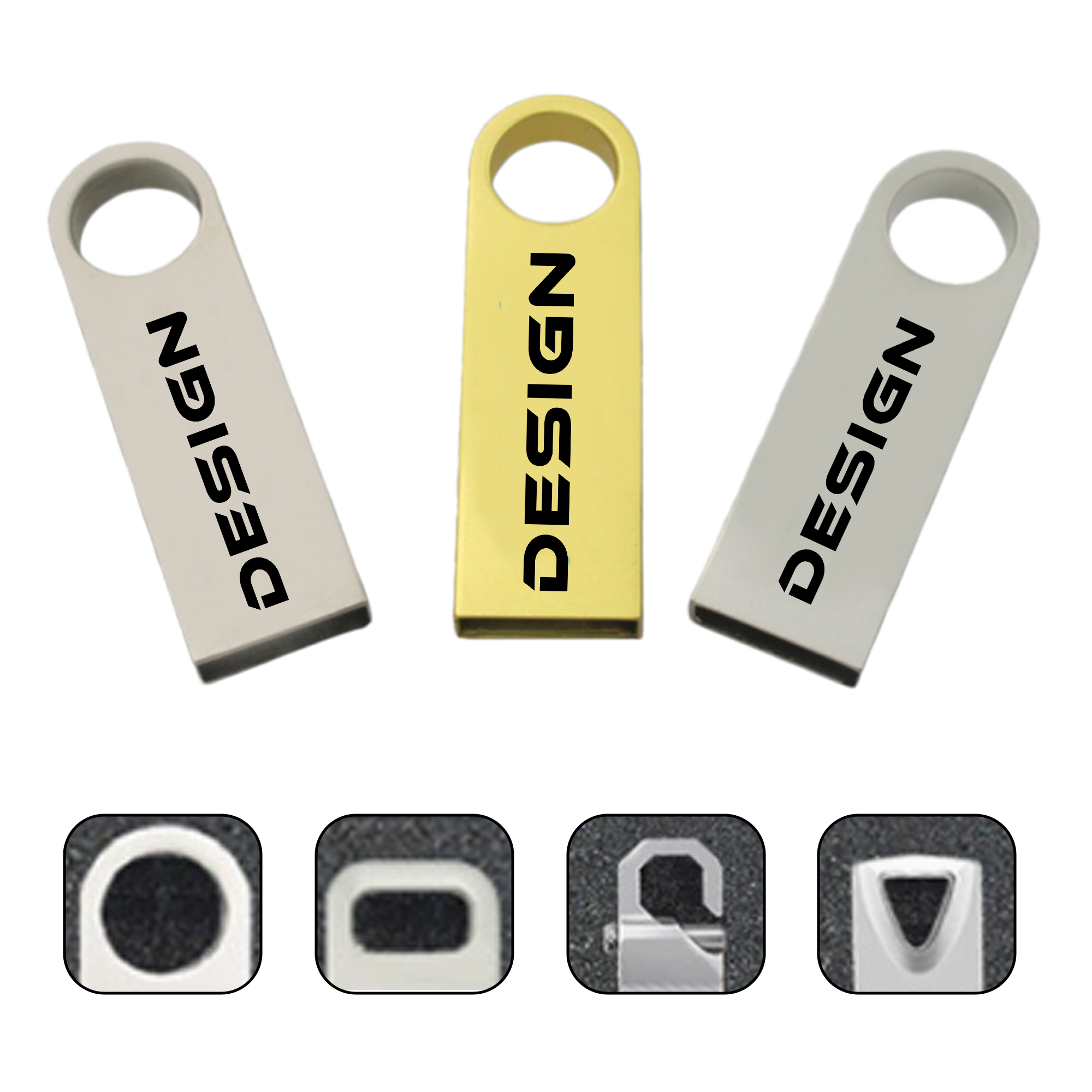 Metal Usb Flash Drive 1GB 2