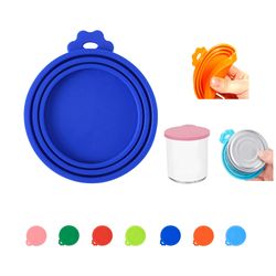 3-Step Silicone Pet Food Can Lids