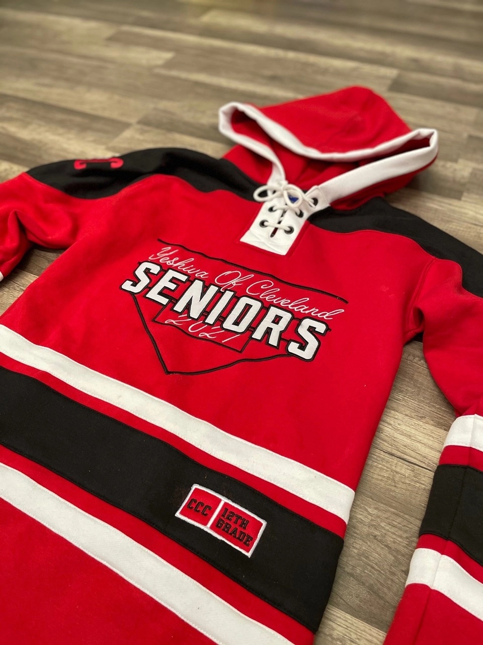 Custom Sewn Hockey Hoodie, custom hoodie or sweatshirt with logo imprint 32