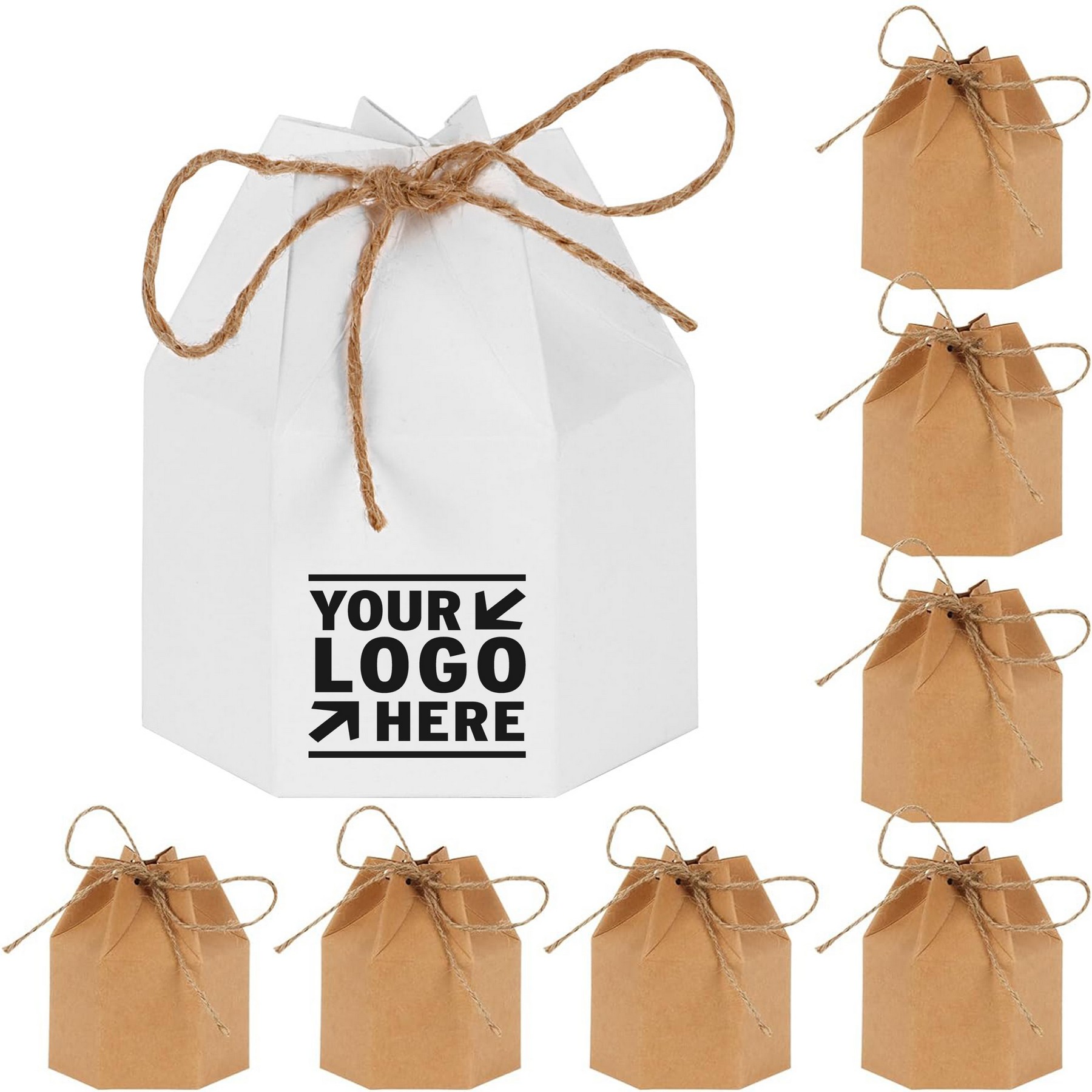 Paper Gift Box with Twine