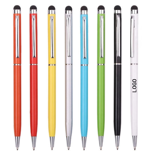 Customized Metal Slim Twist Stylus Pen