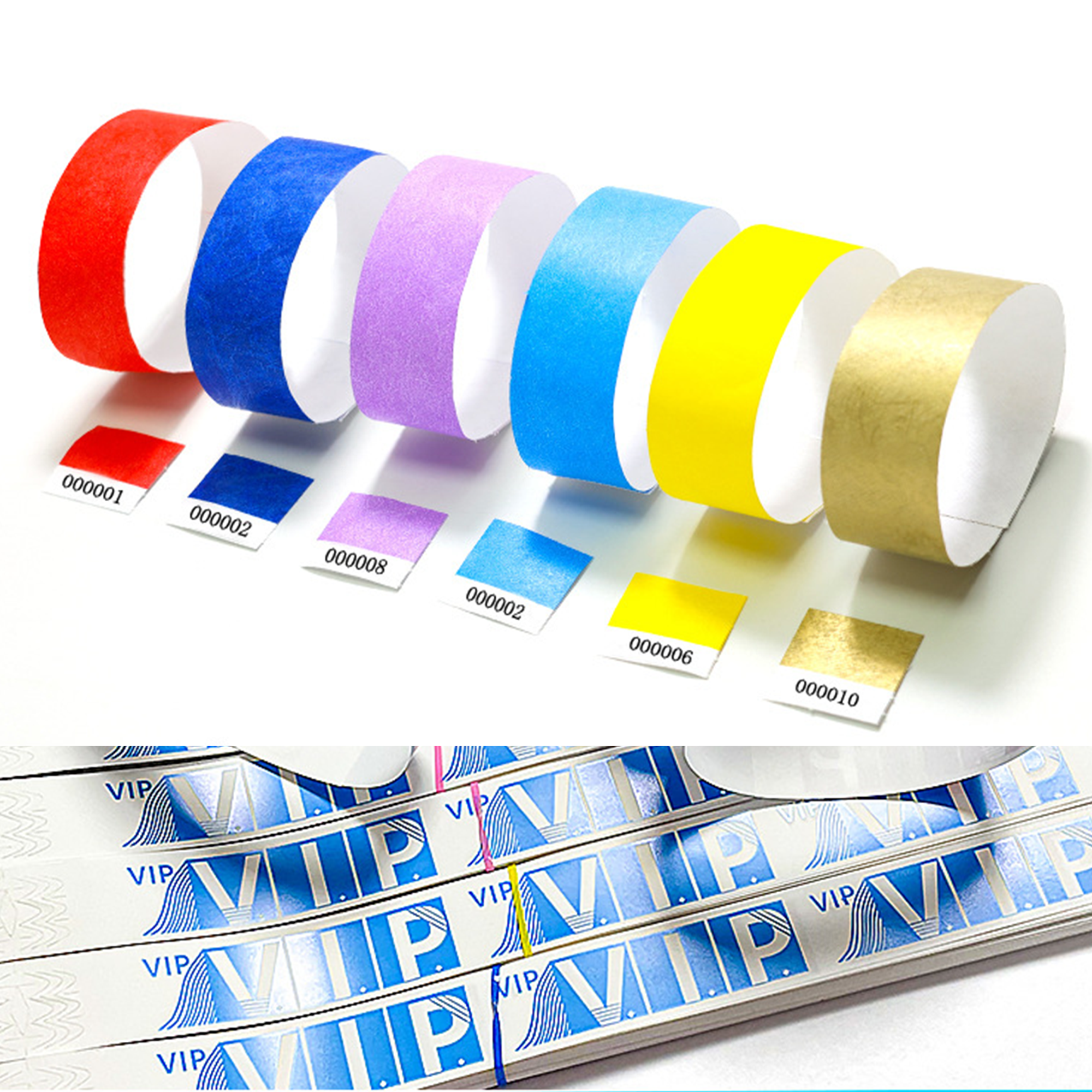 Premium DuPont Wristbands for Events Festivals