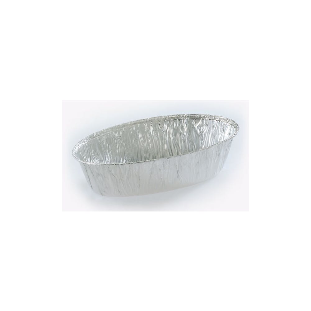 Aluminum Baking Pans - Oval 8.75" 3