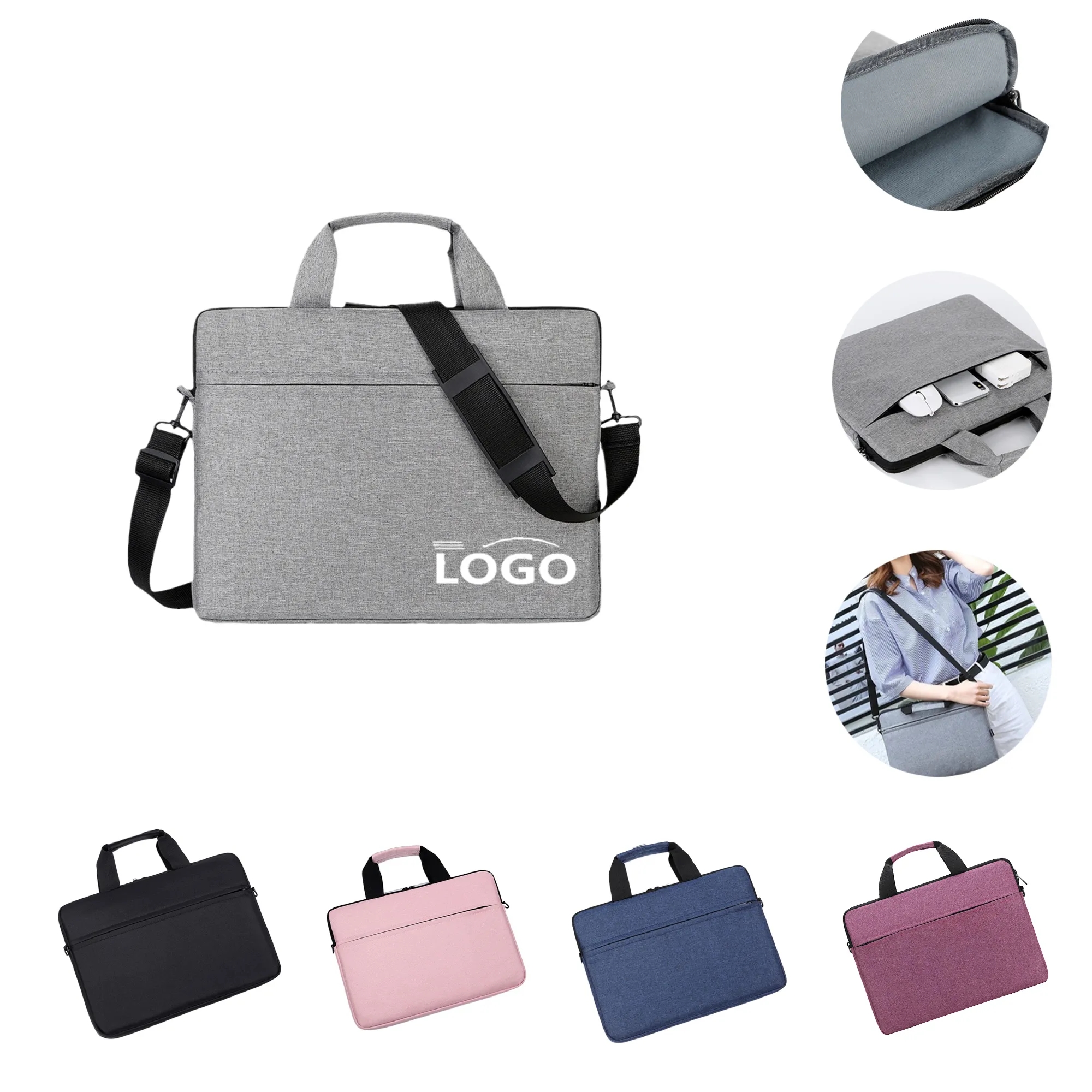 MOQ25 Waterproof Laptop Document Bag