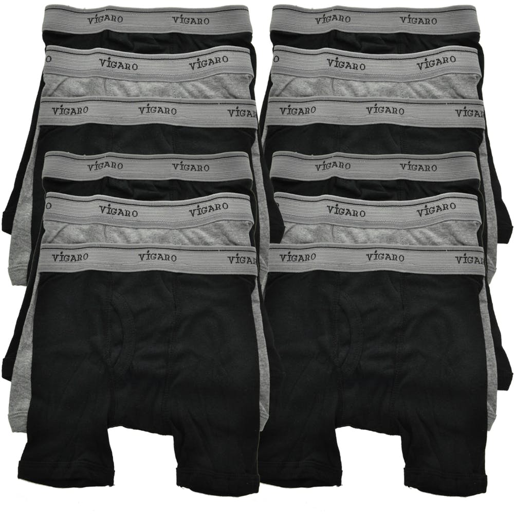 Boys' Boxer Briefs - Gray/Black 3