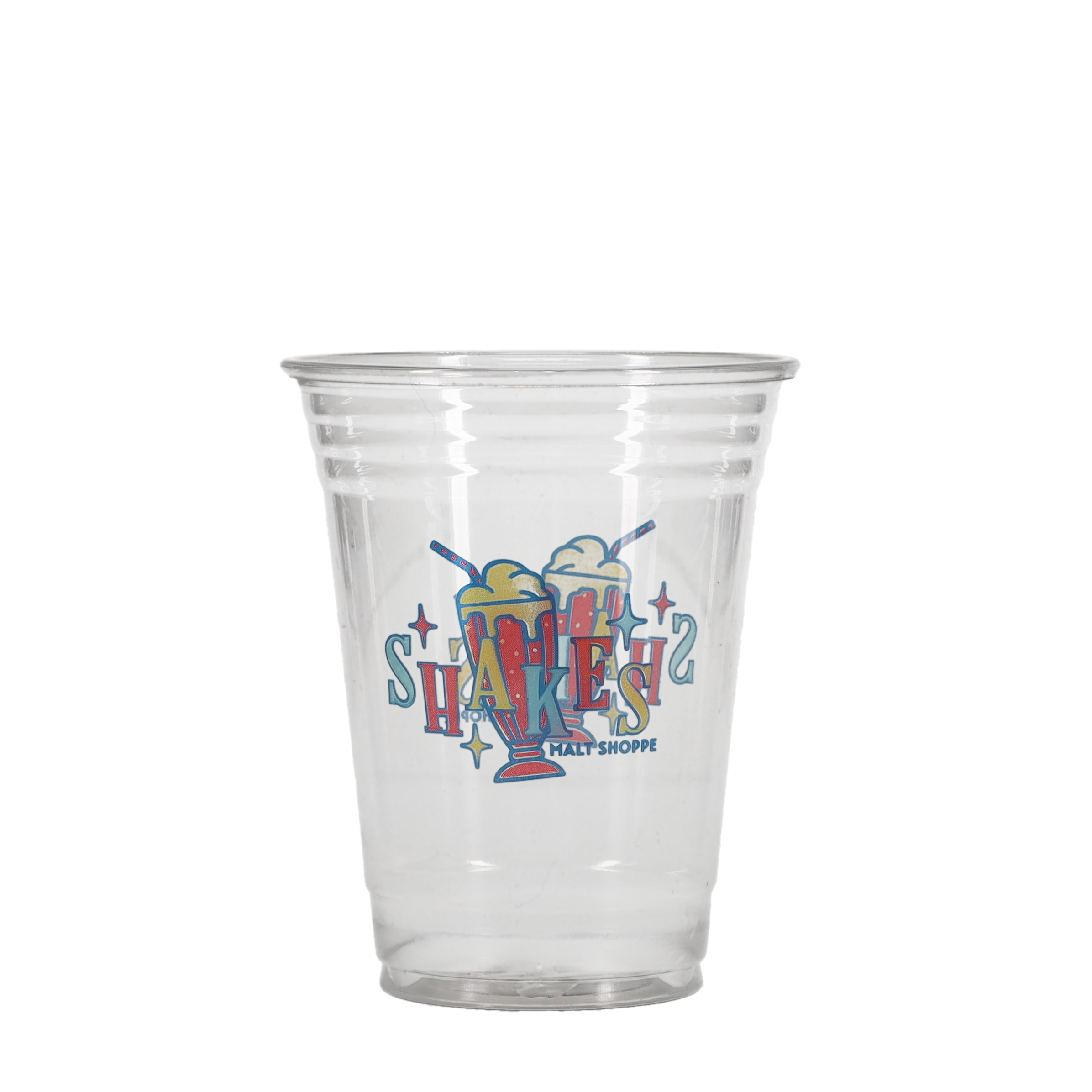 16/18 oz Soft Sided Plastic Cup Clear Hi-Speed Print 6