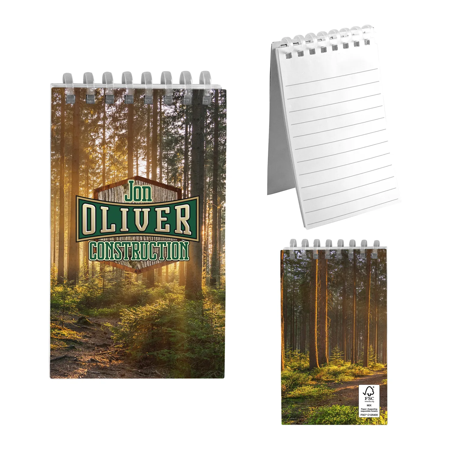 3" X 5" Soft Spiral Notebook 6