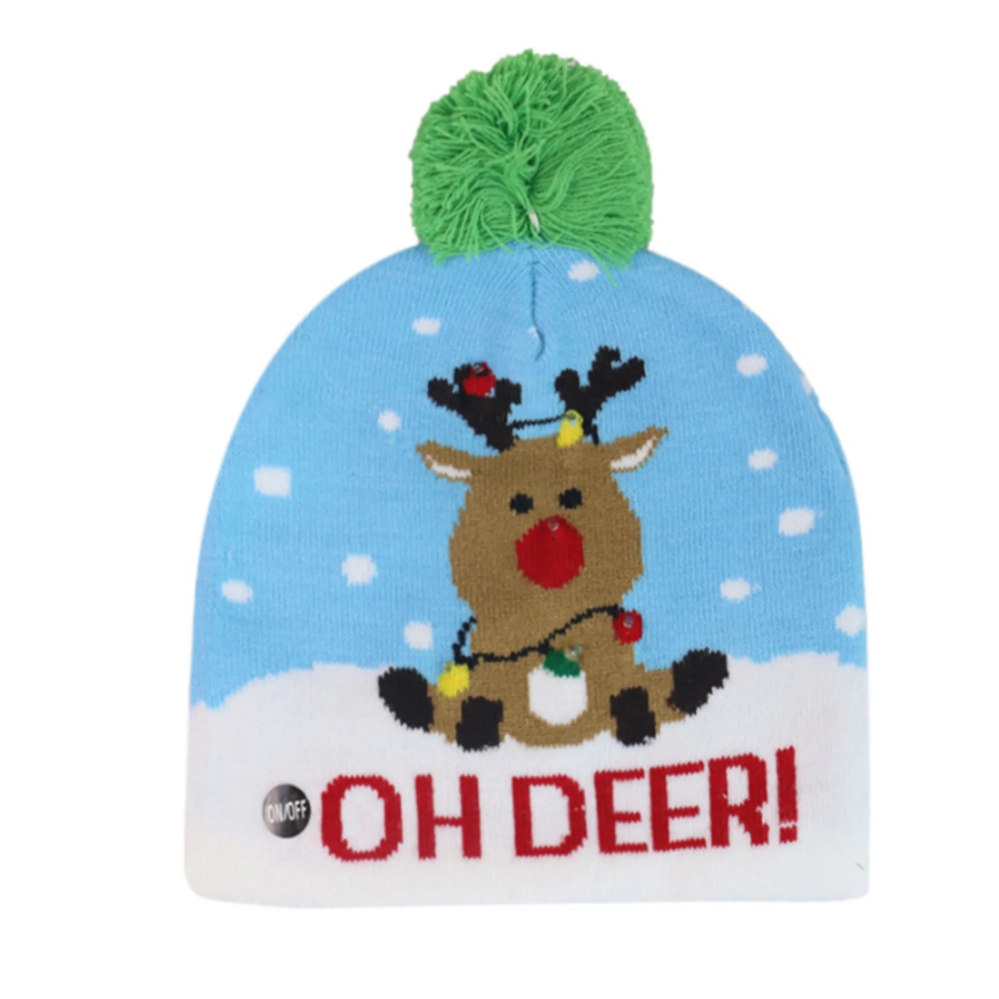 Festive Knit Christmas Cap 12