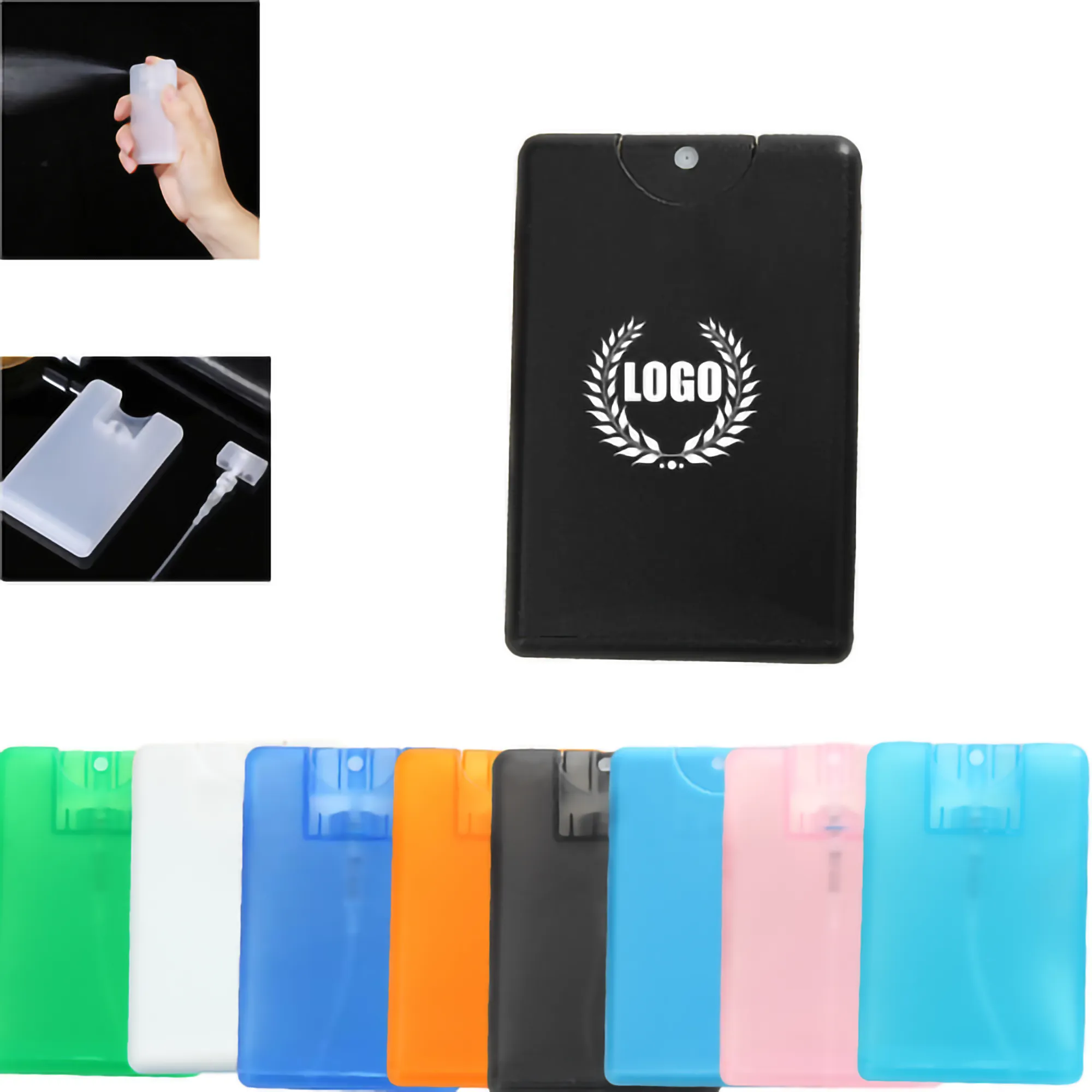 MOQ 100PCS 0.7 oz Portable Card Shape Fine Mist Spray Bottle